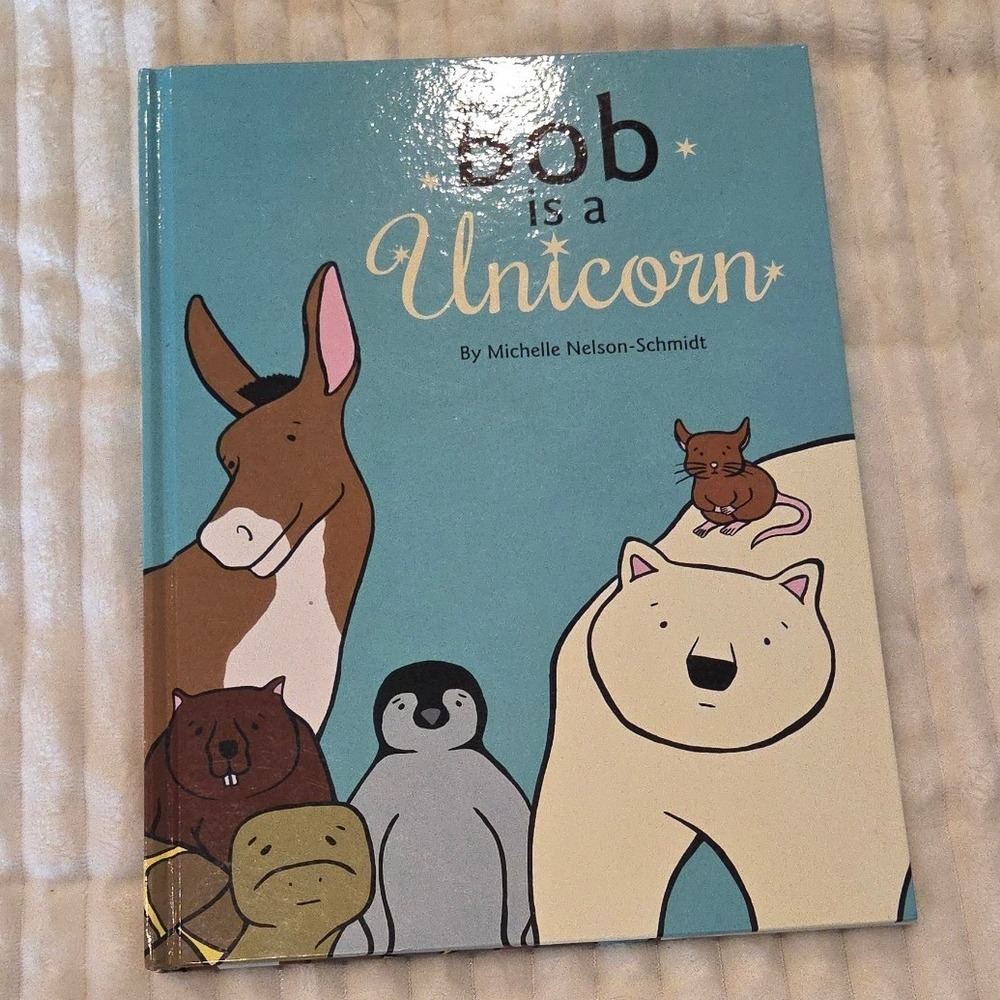 Bob is a Unicorn Hardcover Picture Book Blue Animals Kane Miller Unicorn OS